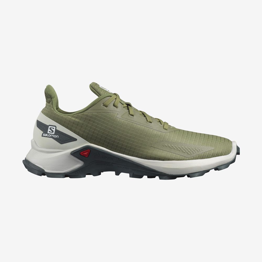 SALOMON UK ALPHACROSS BLAST - Mens Trail Running Shoes Green,EXBP52749